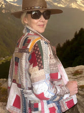 Quilt jacket log cabin OOAK